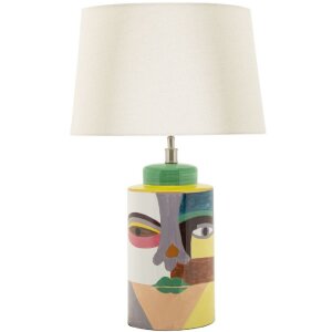 Mauro Ferretti Lampe de table Piccassy Couleur E27 40x65 cm multicolore