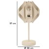Mauro Ferretti Lampe de table Espace E27 28x57 cm crème