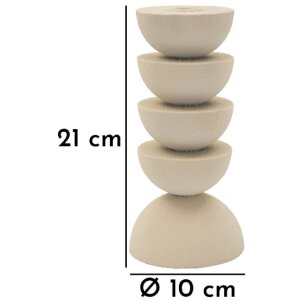 Mauro Ferretti Chandelier Dune Pix 10x21 cm crème