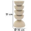 Mauro Ferretti Chandelier Dune Pix 10x21 cm crème