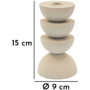 Mauro Ferretti Chandelier Dune Pix 9x15 cm crème