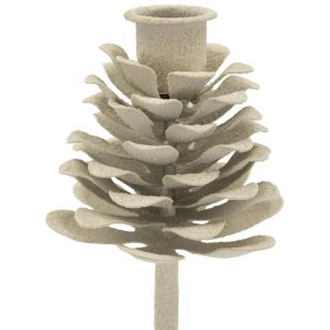 Mauro Ferretti Chandelier Pigna Dune 9,5x22,5 cm crème