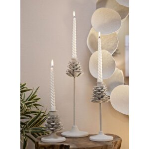 Mauro Ferretti Chandelier Pigna Dune 9,5x22,5 cm crème