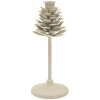 Mauro Ferretti Chandelier Pigna Dune 9,5x22,5 cm crème
