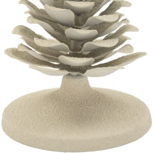 Mauro Ferretti Chandelier Pigna Dune 9,5x11,5 cm crème