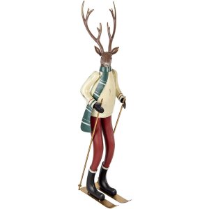 Clayre & Eef Figurine décorative cerf en...