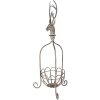 Clayre & Eef 5Y1320 Panier décoratif tête de cerf gris vintage 28x28x68 cm