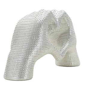 Sculpture Lover Silver Polyresin argent 25x7.5x13.5 cm...