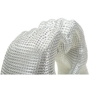 Sculpture Lover Silver Polyresin argent 25x7.5x13.5 cm Mains en forme de cœur