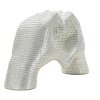 Sculpture Lover Silver Polyresin argent 25x7.5x13.5 cm Mains en forme de cœur