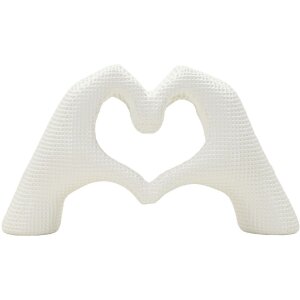 Mauro Ferretti Sculpture Mains Lover Blanc 25x7.5x13.5cm...