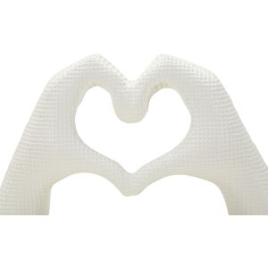 Mauro Ferretti Sculpture Mains Lover Blanc 25x7.5x13.5cm Polyresin Blanc