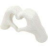 Mauro Ferretti Sculpture Mains Lover Blanc 25x7.5x13.5cm Polyresin Blanc