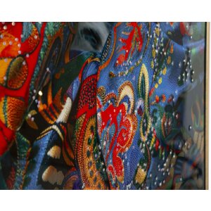 Mauro Ferretti Tableau décoratif Moira avec cadre 52x4x102 cm