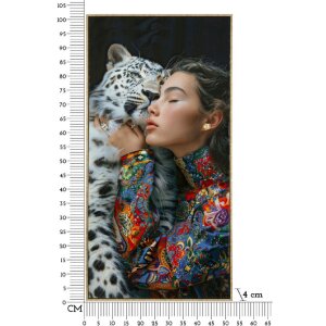 Mauro Ferretti Tableau décoratif Moira avec cadre 52x4x102 cm