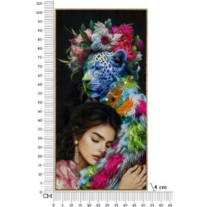 Mauro Ferretti Tableau Moira avec cadre 52x4x102 cm