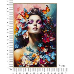 Mauro Ferretti Tableau Marty avec cadre 62x4x92 cm