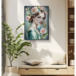 Mauro Ferretti Tableau Fantaisie avec cadre 72x4x102 cm