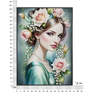 Mauro Ferretti Tableau Fantaisie avec cadre 72x4x102 cm