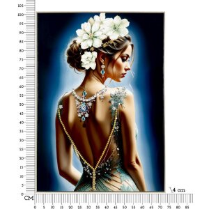 Mauro Ferretti Tableau Isabel avec cadre 72x4x102 cm