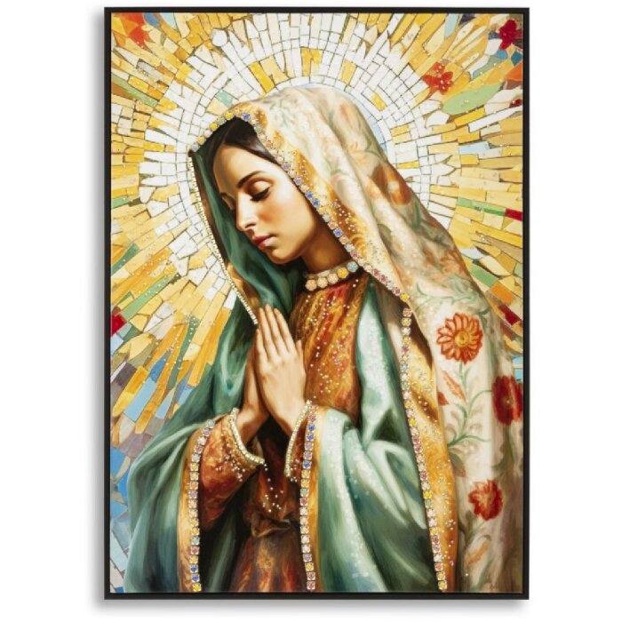 Mauro Ferretti Tableau Madonna avec cadre 72x4x102 cm
