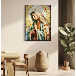Mauro Ferretti Tableau Madonna avec cadre 72x4x102 cm