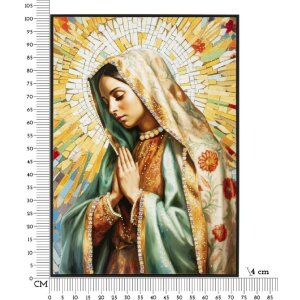 Mauro Ferretti Tableau Madonna avec cadre 72x4x102 cm