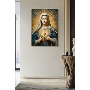 Mauro Ferretti Tableau Madonna encadré 72x4x102 cm