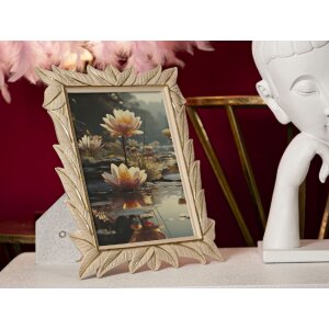 Mauro Ferretti Cadre photo Leaffy 15x20 cm crème
