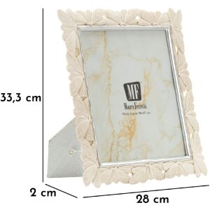 Mauro Ferretti Cadre photo Papillon 20x25 cm crème