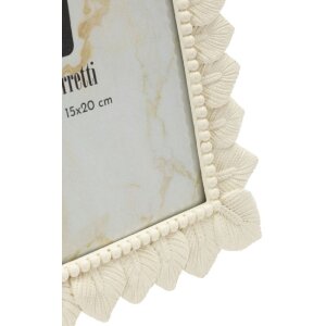 Mauro Ferretti Chandelier à photo Feuille Lumineuse crème 15x20 cm