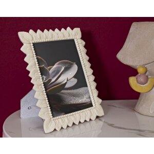 Mauro Ferretti Chandelier à photo Feuille Lumineuse crème 15x20 cm