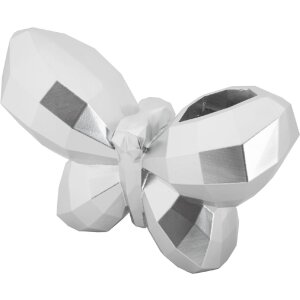 Mauro Ferretti Vase Papillon 22,5x8x15 cm argent