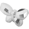 Mauro Ferretti Vase Papillon 22,5x8x15 cm argent