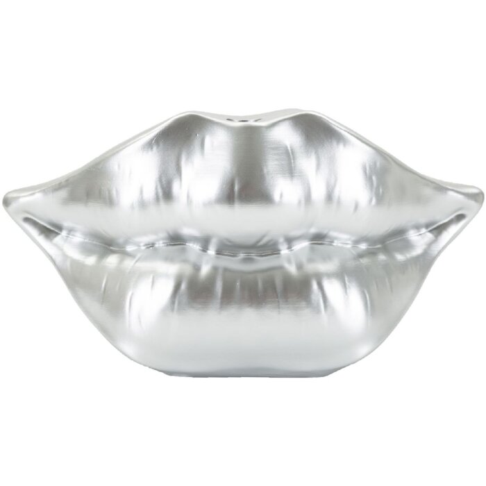 Mauro Ferretti Vase Lèvres 23x8x12 cm argent