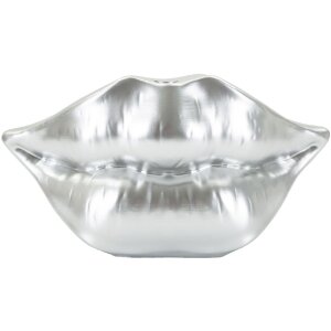 Mauro Ferretti Vase Lèvres 23x8x12 cm argent