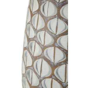 Mauro Ferretti Vase Tibet Ø 20x45,5 cm blanc cassé