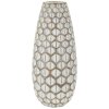 Mauro Ferretti Vase Tibet Ø 20x45,5 cm blanc cassé
