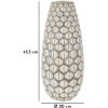 Mauro Ferretti Vase Tibet Ø 20x45,5 cm blanc cassé