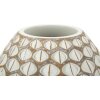 Mauro Ferretti Vase Tibet Ø 27x27 cm blanc lin