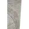 Mauro Ferretti Vase Bois Ø 19x55 cm blanc lin