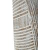 Mauro Ferretti Vase Bois Ø 19x55 cm blanc lin