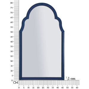 Mauro Ferretti Miroir mural Tanger 47x80 cm bleu