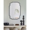 Mauro Ferretti Miroir mural Istanbul 60x90 cm gris