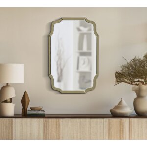 Mauro Ferretti Miroir mural Istanbul 60x1x90 cm doré