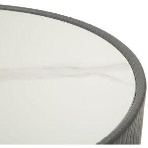 Mauro Ferretti Table basse Elge Ø 46x45 cm gris