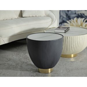 Mauro Ferretti Table basse Elge Ø 46x45 cm gris