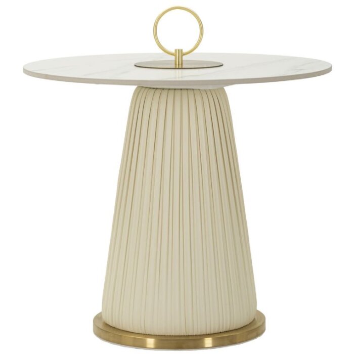 Mauro Ferretti Table basse Nova Ø 60x54 cm crème