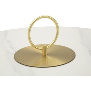 Mauro Ferretti Table basse Nova Ø 60x54 cm crème