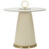 Mauro Ferretti Table basse Nova Ø 60x54 cm crème